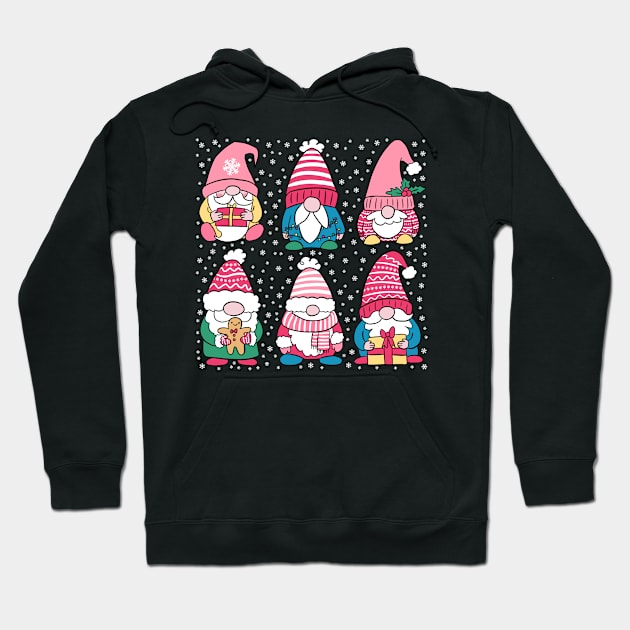 Cute christmas gnomes Hoodie by Yarafantasyart